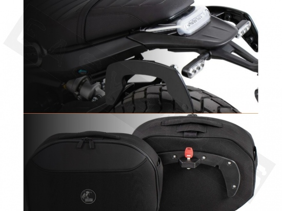 Kit sacoches latérale 16L BENELLI Leoncino 800 2022 (By Hepco&Becker)